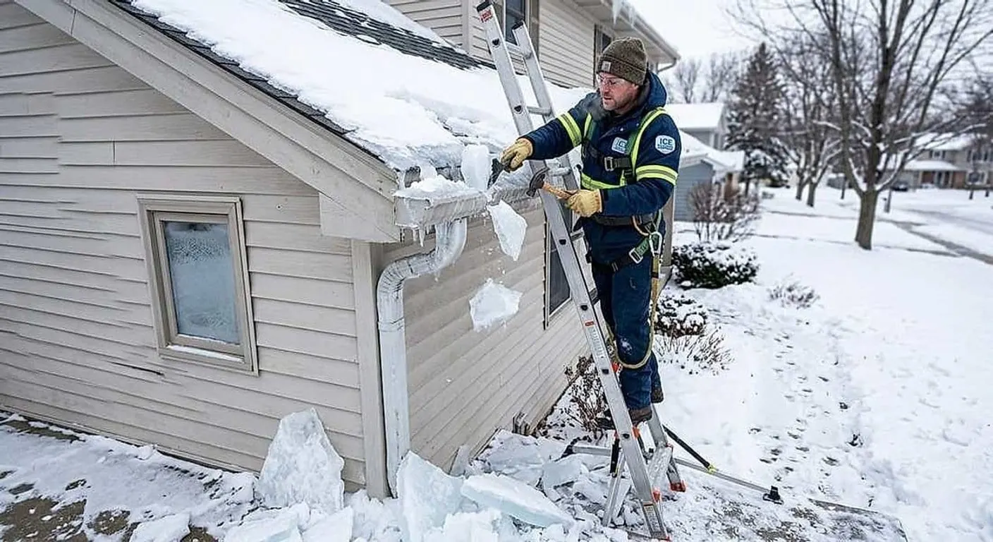 Gutter Ice Removal in Green Bay, WI